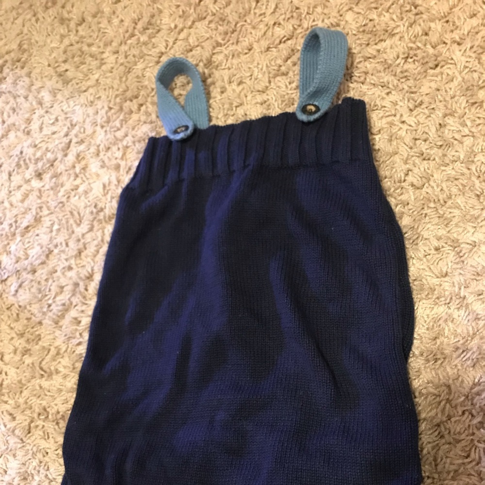 Sweater knit dungarees Hanna Andersson